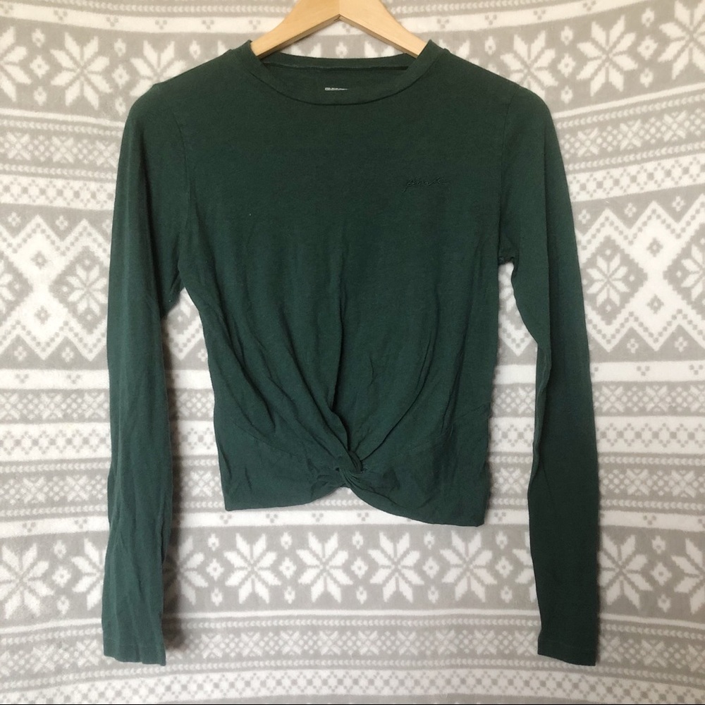 PINK twisted long sleeve